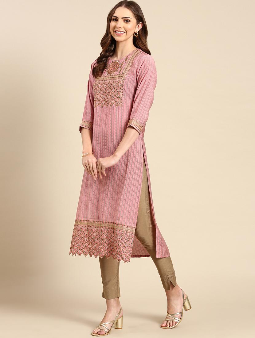women's straight kurta - 19719306 -  Standard Image - 1