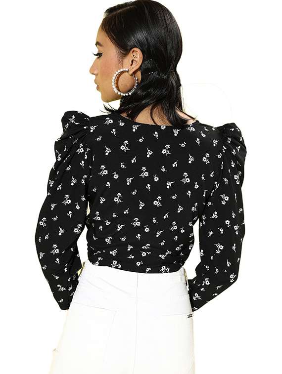 women's crop sweetheart neck top - 19719711 -  Standard Image - 1