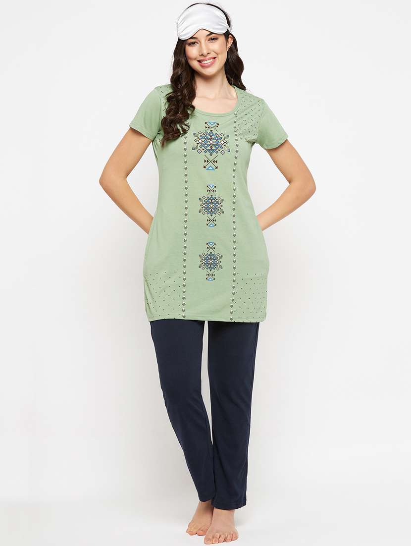 green cotton regular tshirt - 19719917 -  Standard Image - 4