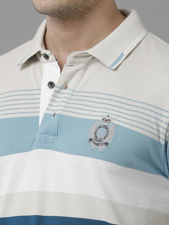 striped polo t-shirt - 19720150 - Standard Image - 4