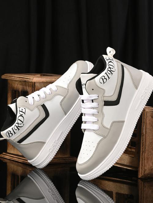 men color block lace up sneakers - 19720469 - Standard Image - 0