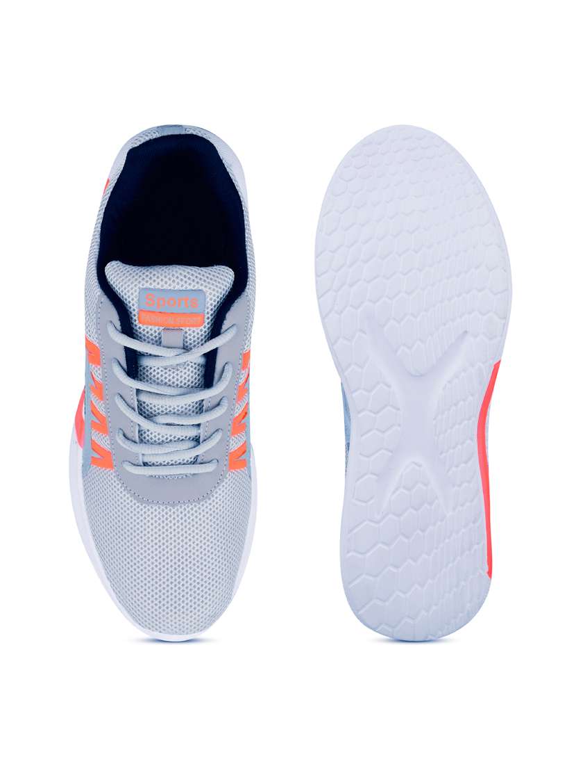Color Blocked Lace Up Sports Shoes - 19720665 -  Standard Image - 4