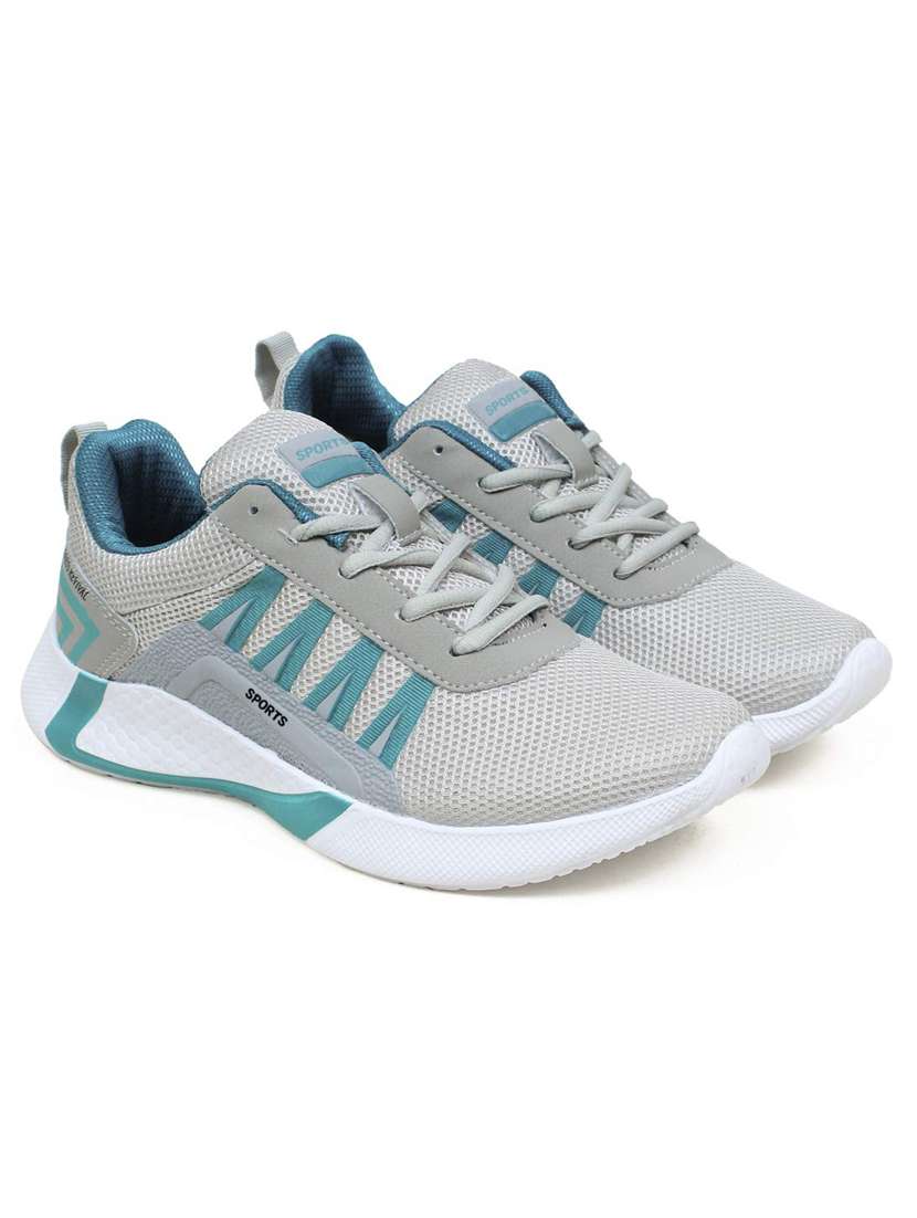solid lace up sport shoe