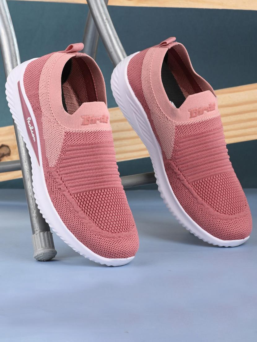 pink solid slip on casual shoe - 19720932 - Zoom Image - 0