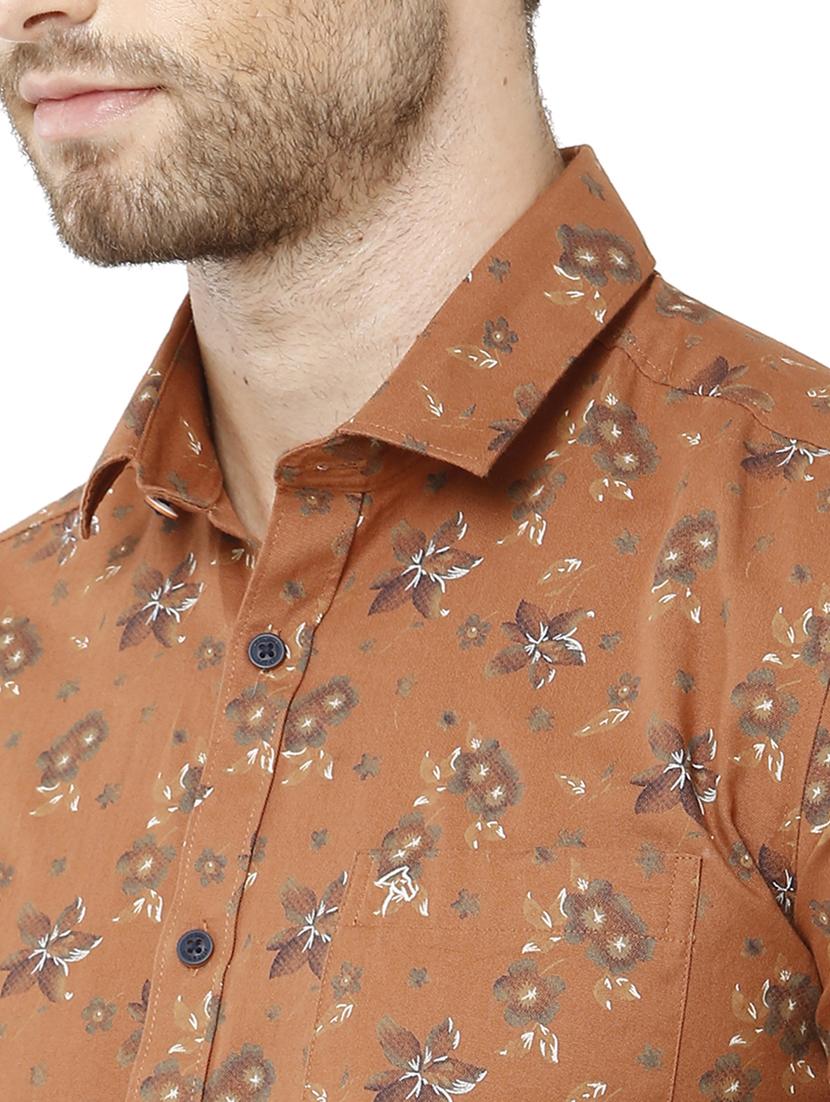 mens florals casual shirt - 19722449 - Standard Image - 4