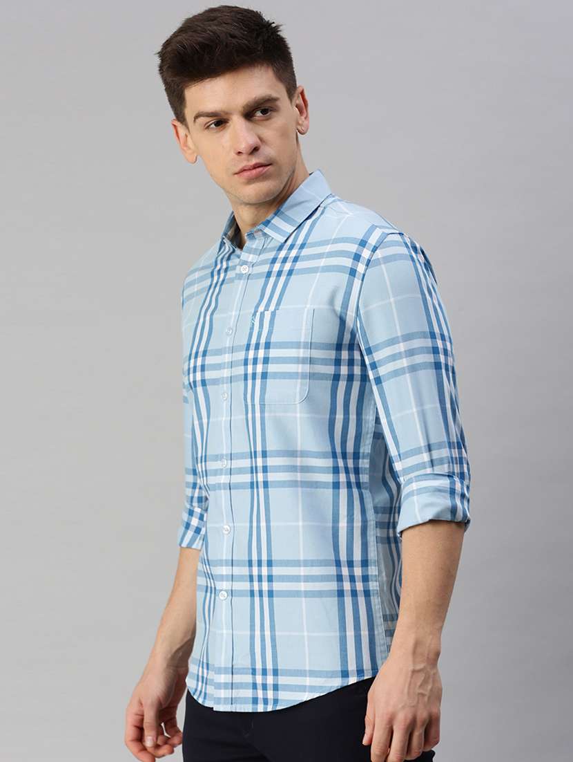 mens checks casual shirt - 19722496 -  Standard Image - 1