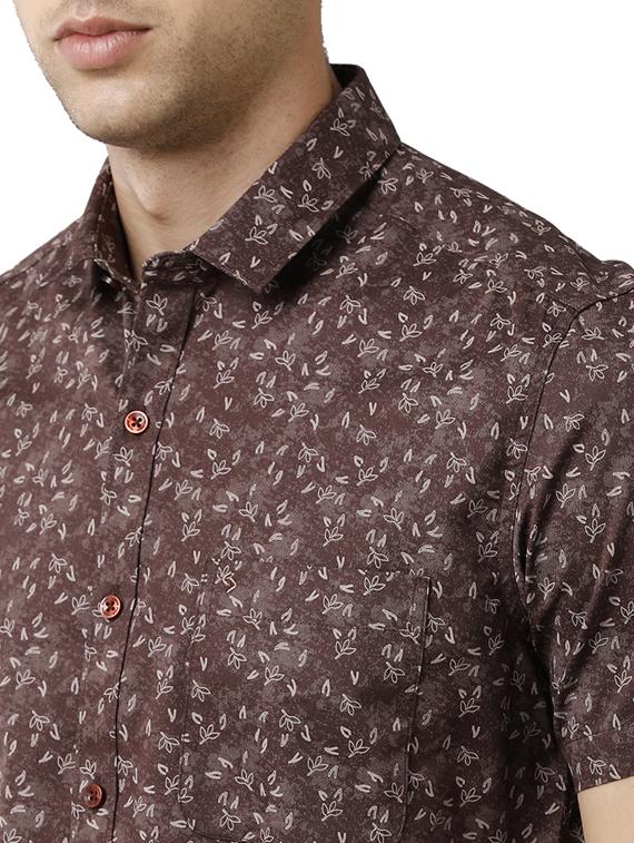 mens florals casual shirt - 19722562 - Standard Image - 4