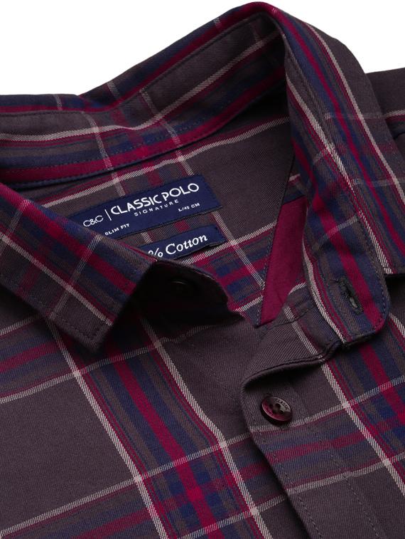 mens checks casual shirt - 19722564 - Standard Image - 4