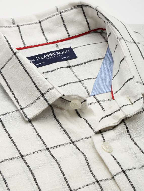 mens checks casual shirt - 19722584 - Standard Image - 4