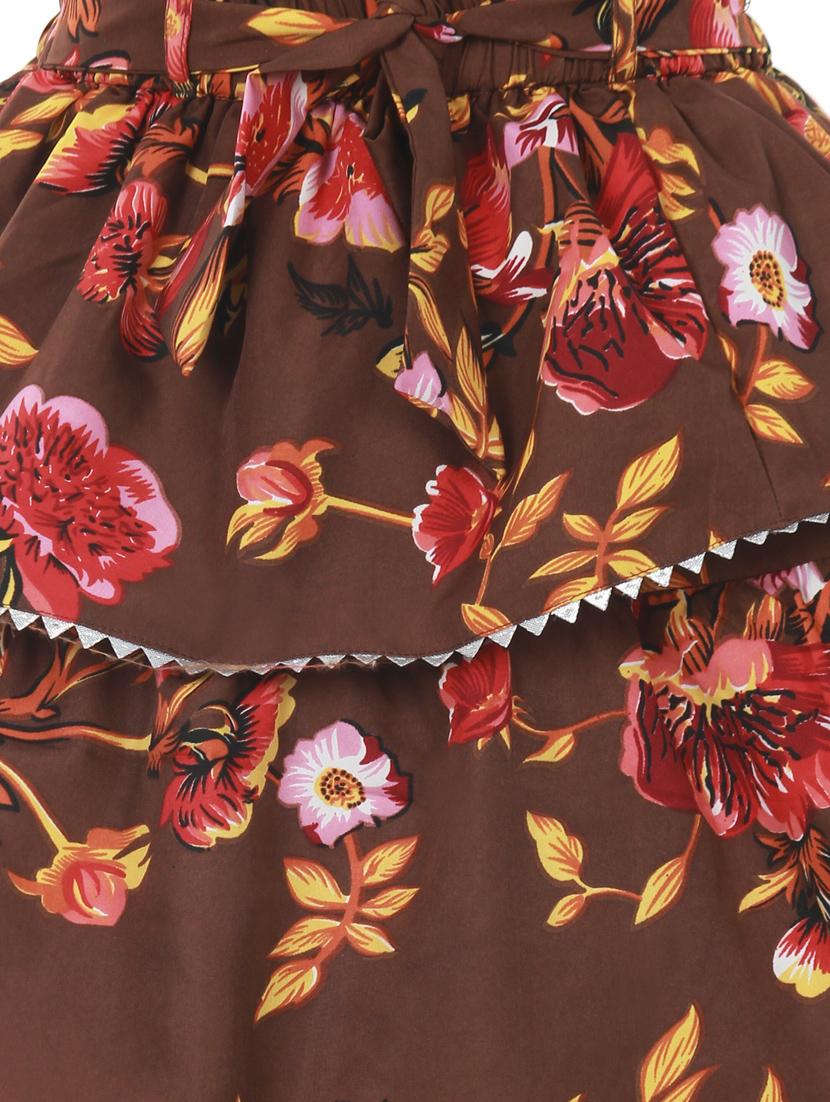girls pack of 2 printed layered skirt - 19722796 - Standard Image - 4