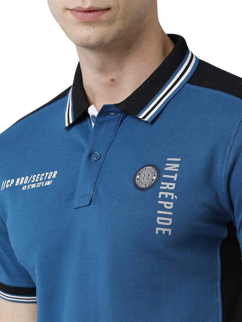 color blocked polo t-shirt - 19723124 - Standard Image - 4