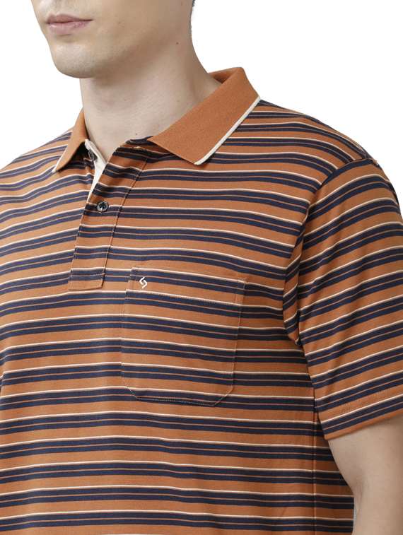 striped polo t-shirt - 19723204 -  Standard Image - 4