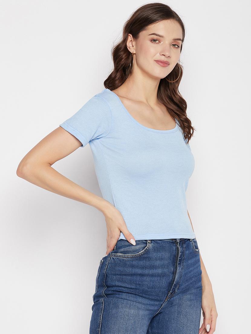 women's regular scoop neck top - 19723822 -  Standard Image - 1