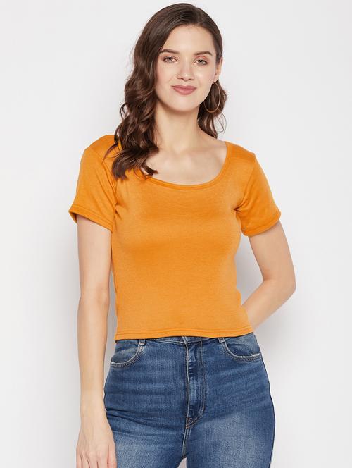 women's crop scoop neck top - 19723831 -  Standard Image - 0