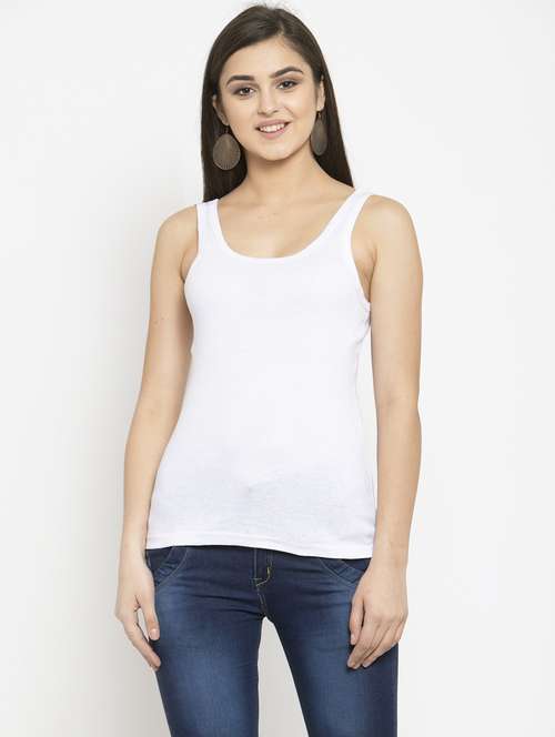 women's scoop neck solid tank top - 19723961 -  Standard Image - 0