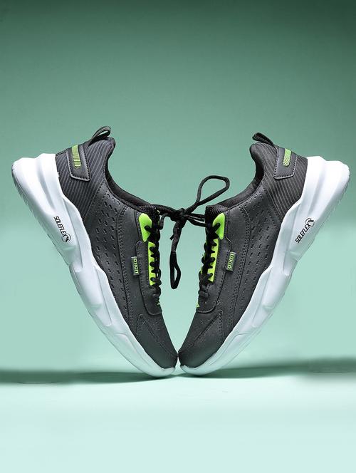 black synthetic sport shoes - 19724012 -  Standard Image - 0