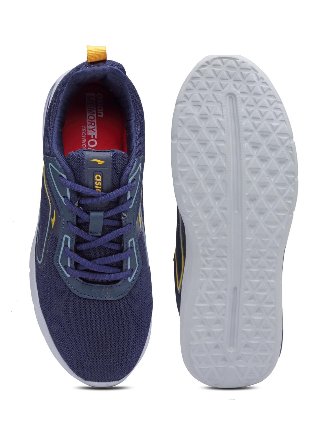 navy mesh sport shoes - 19724044 - Standard Image - 4