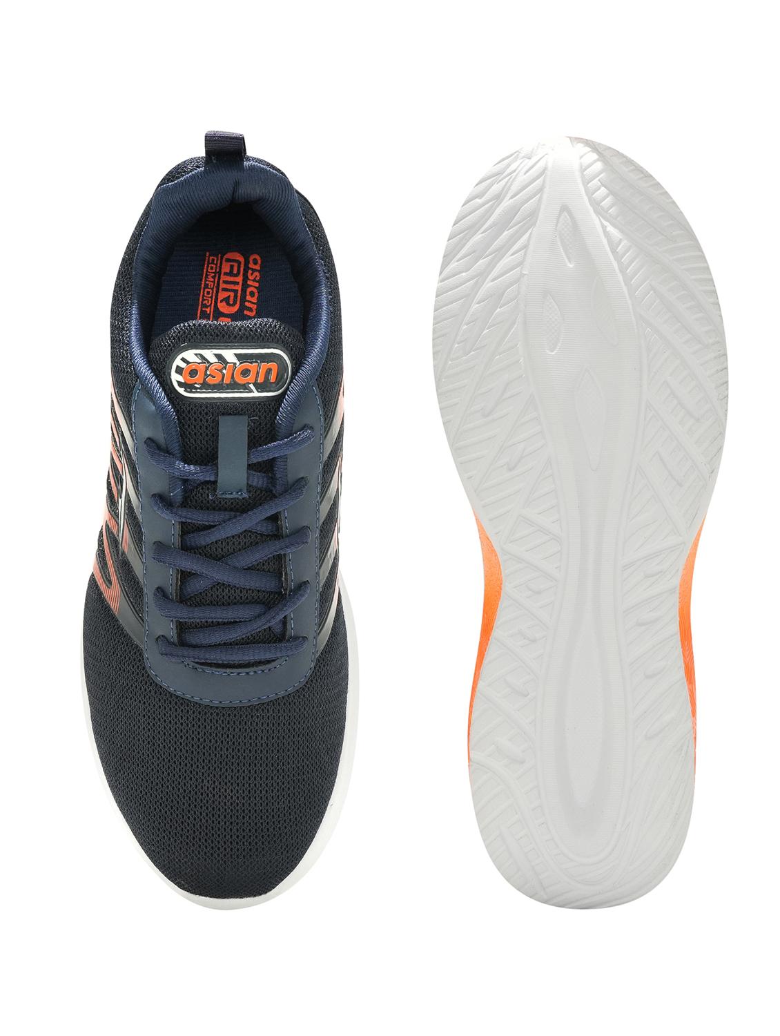 navy mesh sport shoes - 19724046 - Standard Image - 4