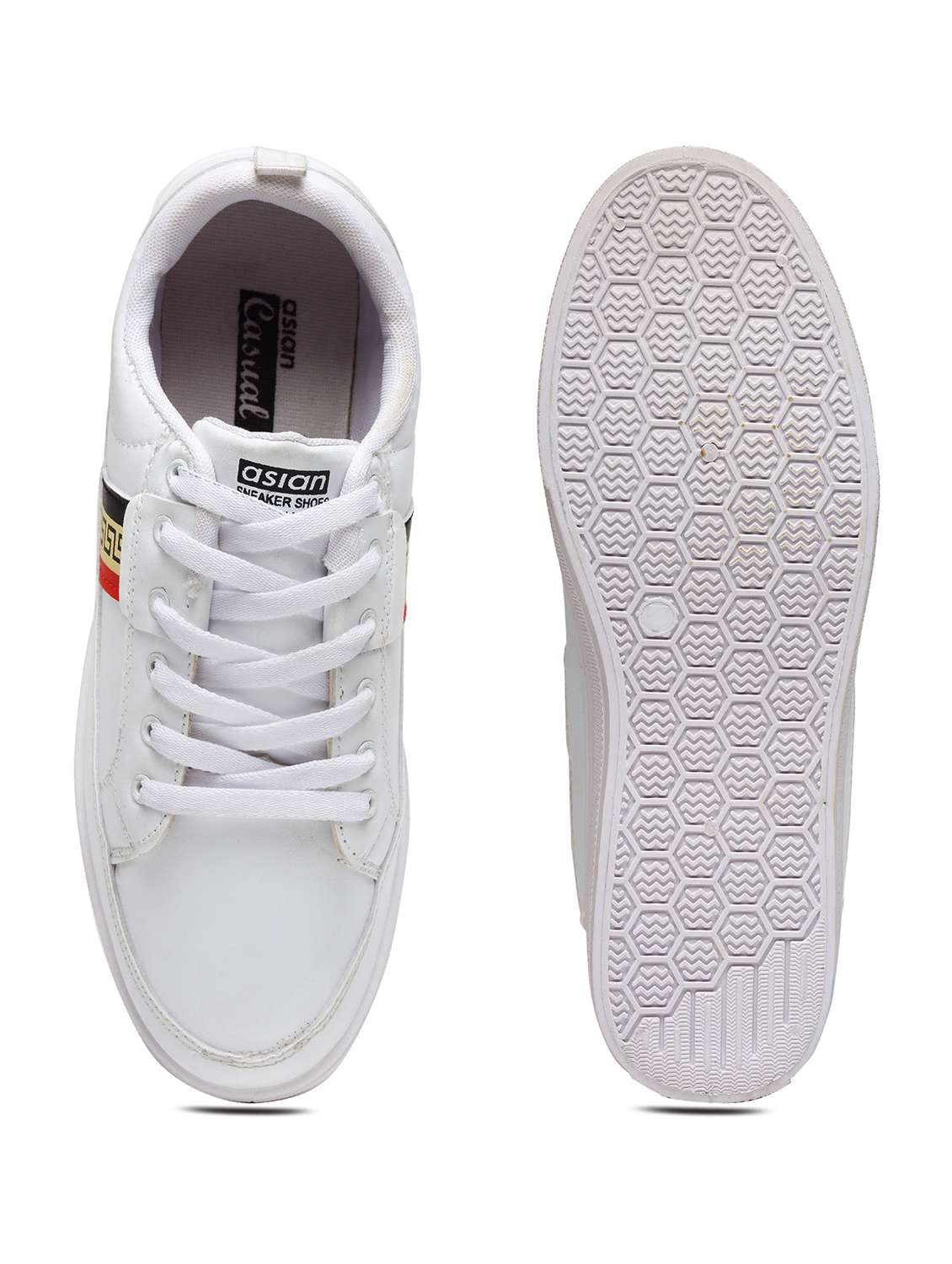 white lace up sneaker - 19724080 -  Standard Image - 4