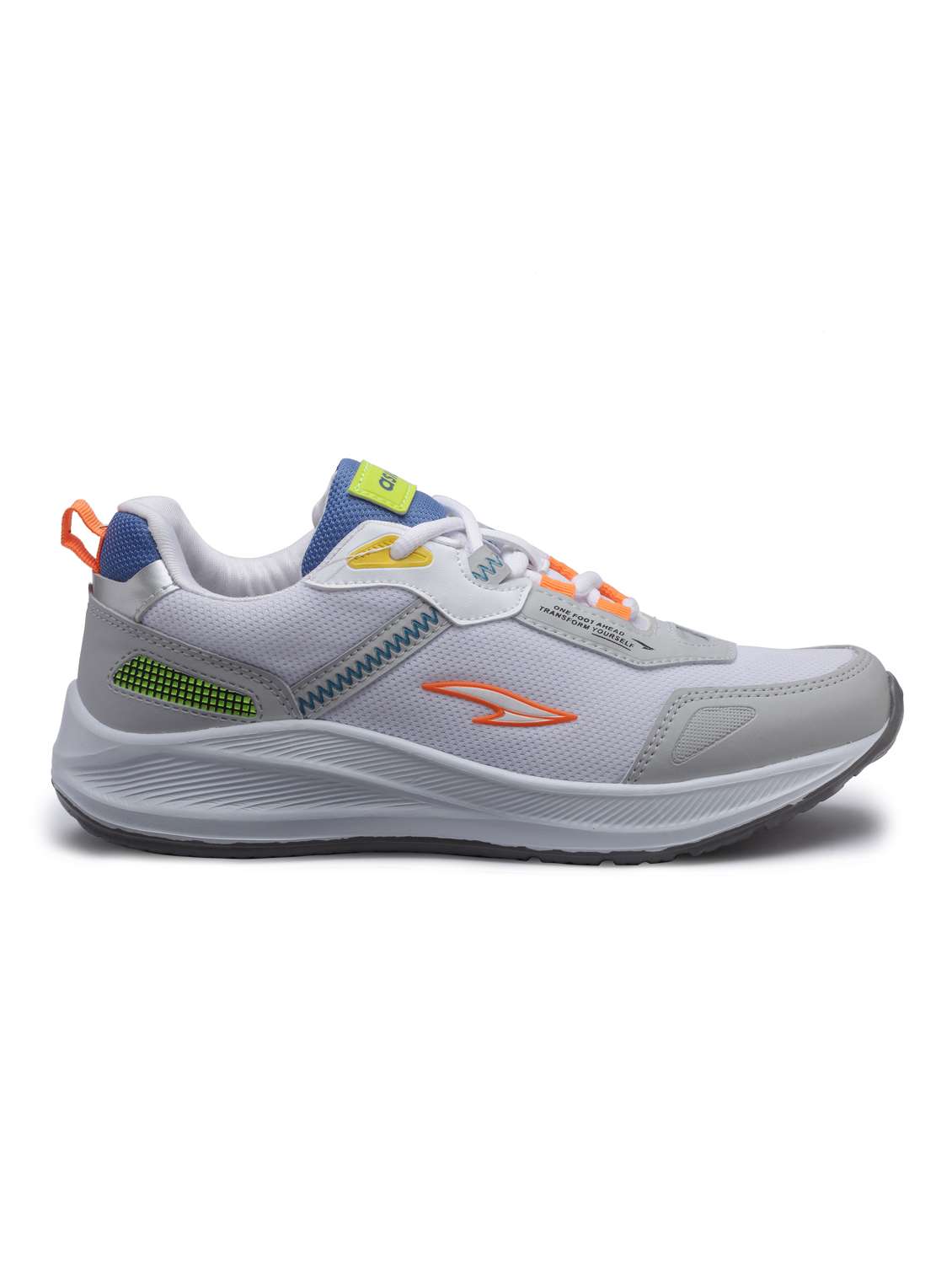 White Lace Up Sport Shoe