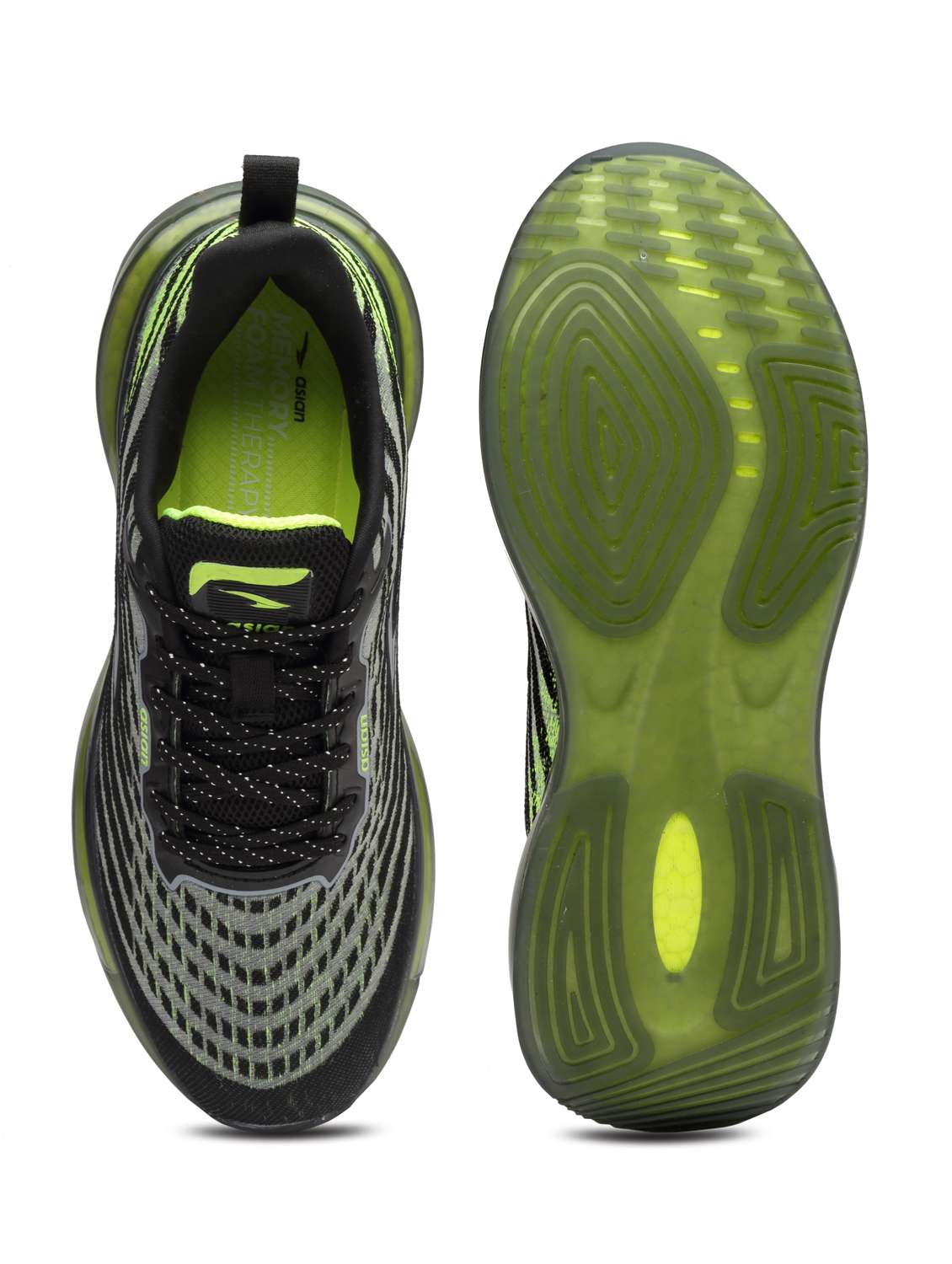 men lace-up running sport shoes - 19724222 -  Standard Image - 4