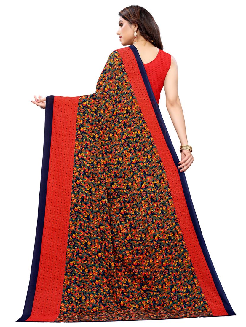 floral printed saree - 19726522 -  Standard Image - 1