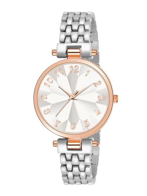 lorenz classic silver analogue women's wrist watch | as-128a - 19730861 -  Standard Image - 0
