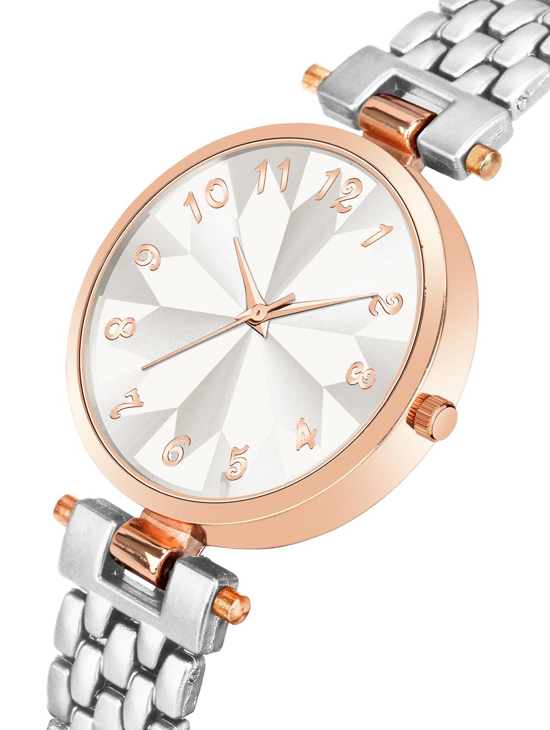 lorenz classic silver analogue women's wrist watch | as-128a - 19730861 - Standard Image - 1
