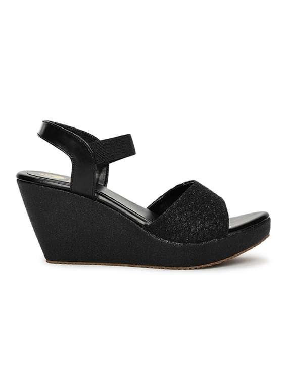 embellished ankle strap wedge - 19733979 -  Standard Image - 1