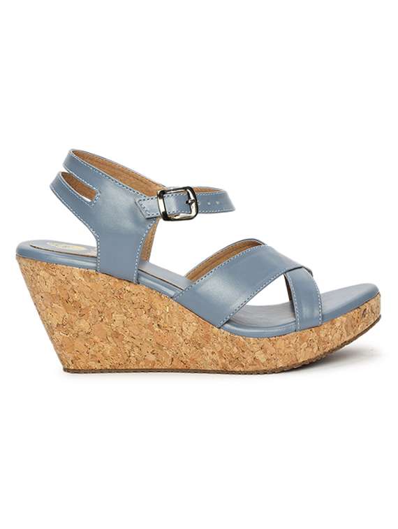 solid ankle strap wedge - 19733983 -  Standard Image - 1