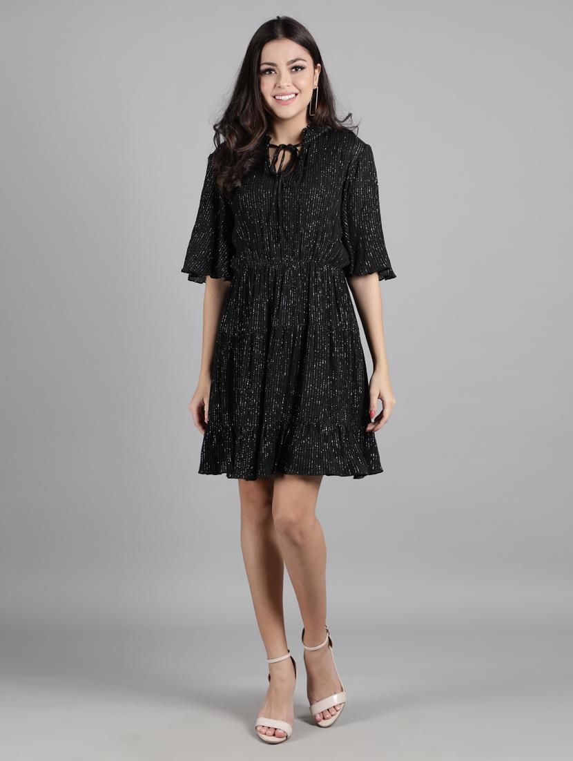 women's tiered knee length dress - 19734119 -  Zoom Image - 0