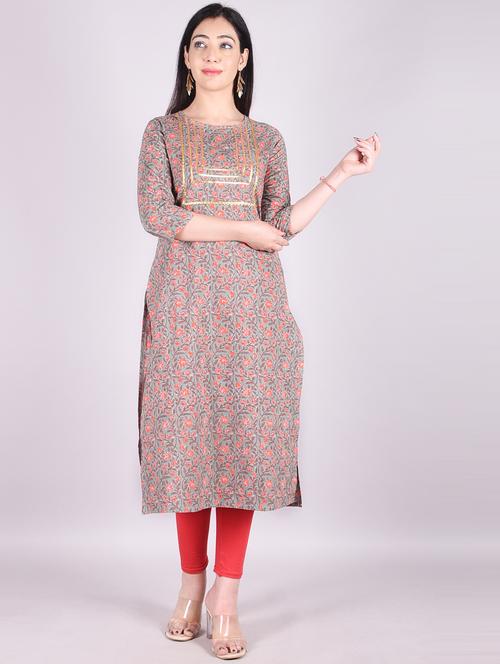 women's straight kurta - 19734248 -  Standard Image - 0
