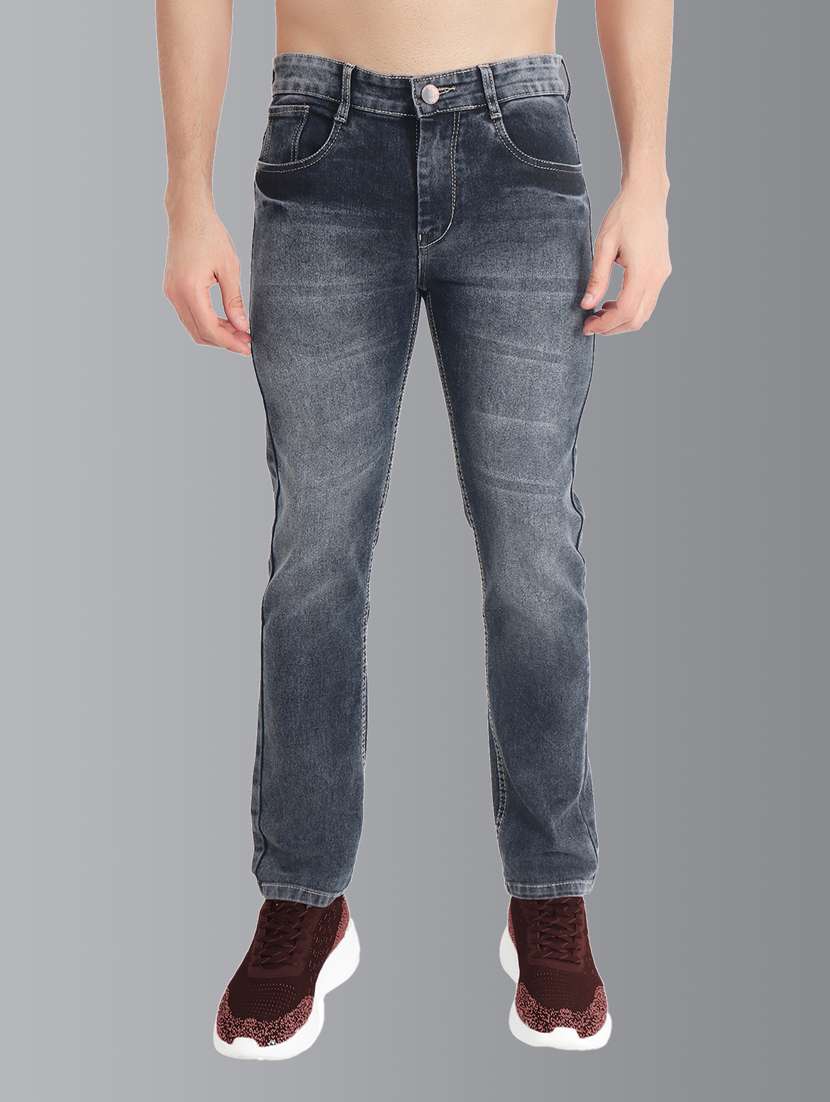 mens slim fit plain jeans