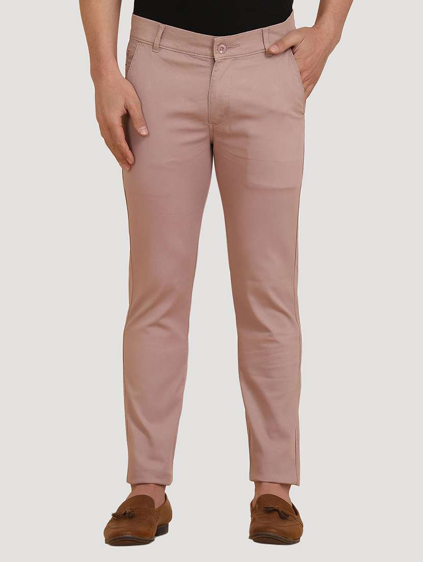 beige cotton chinos casual trouser