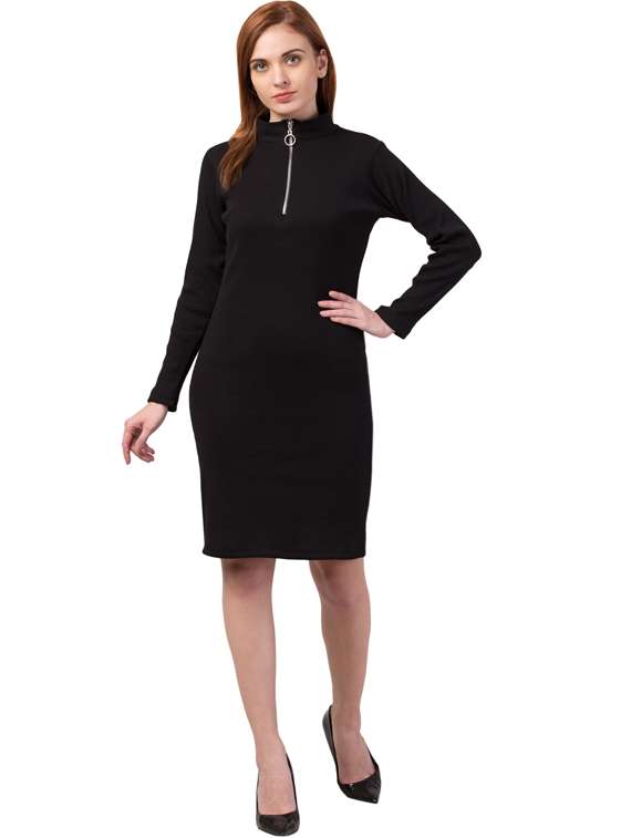 women's bodycon solid dress - 19737319 -  Zoom Image - 0