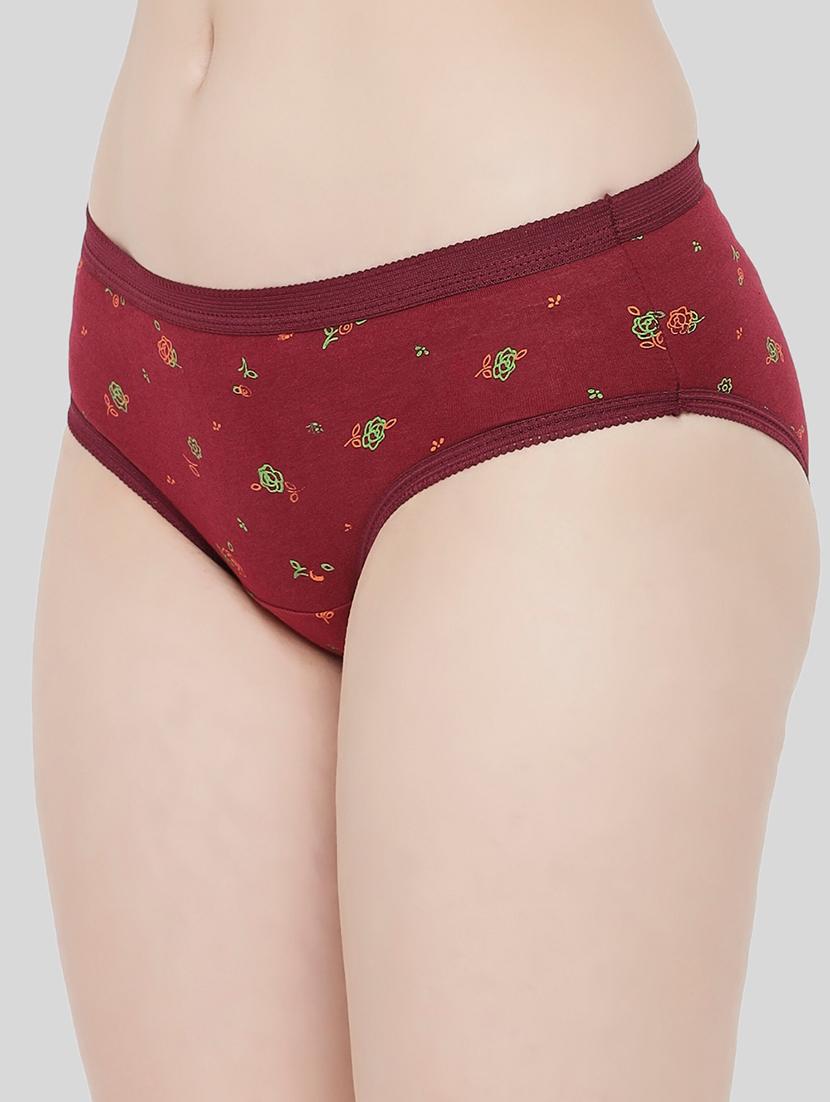 red cotton bikini panty - 19738599 - Standard Image - 1