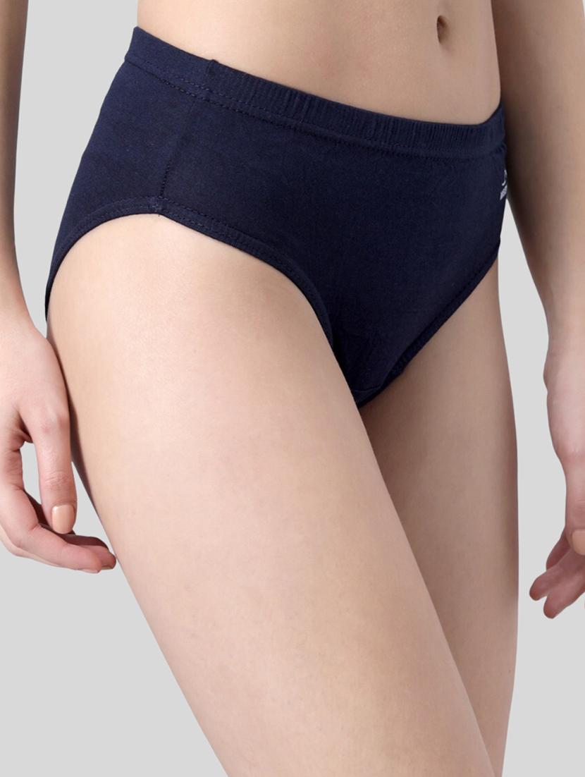 dark blue cotton bikini panty - 19738603 - Standard Image - 1