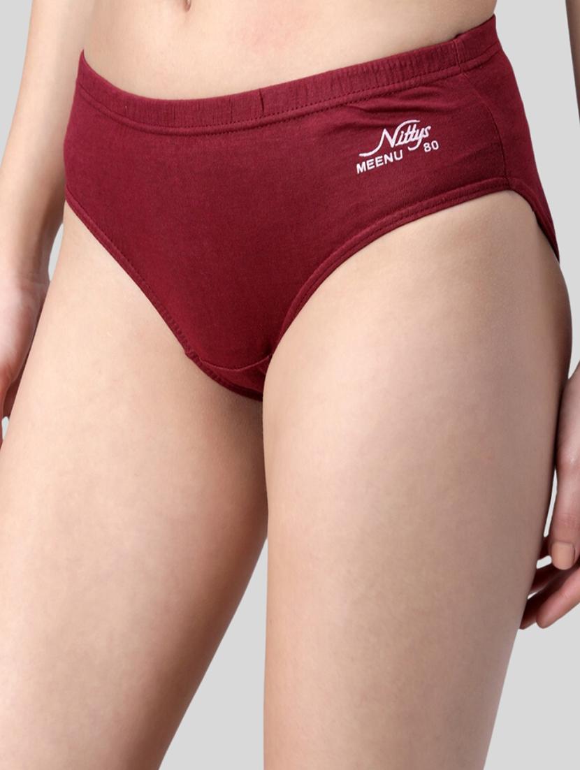 red cotton bikini panty - 19738605 - Standard Image - 1