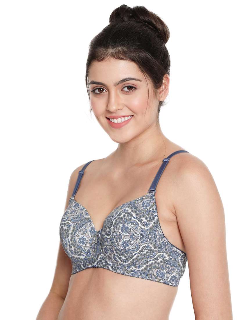 blue nylon tshirt bra - 19740088 -  Standard Image - 1