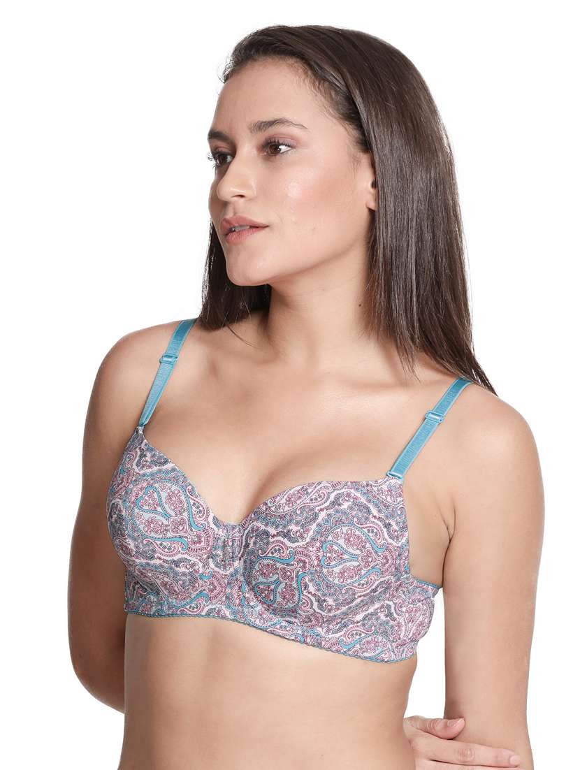 blue nylon tshirt bra - 19740089 - Standard Image - 1