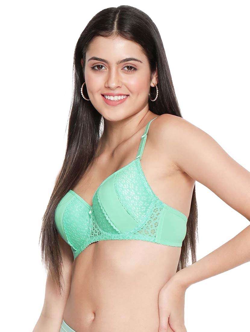 blue nylon tshirt bra - 19740137 -  Standard Image - 1
