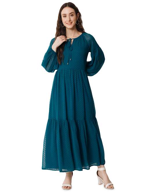 women's tiered dress swiss dots dress - 19743051 -  Standard Image - 0