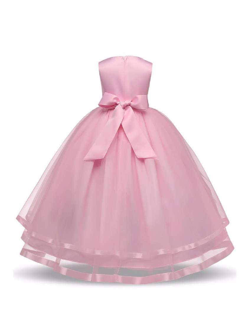 pink net party gown - 19743335 -  Standard Image - 1