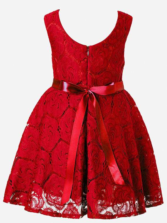 girls sweetheart neck sleeveless frock - 19743469 -  Standard Image - 1