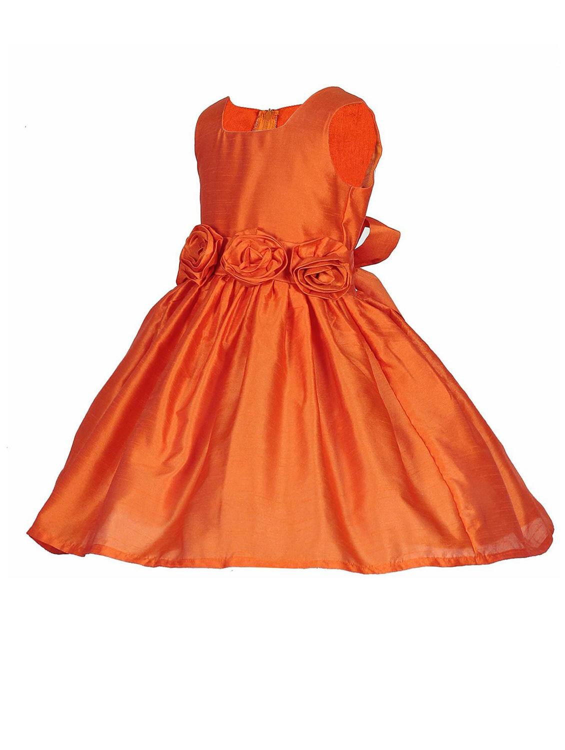 girls square neck sleeveless frock - 19743557 - Standard Image - 1
