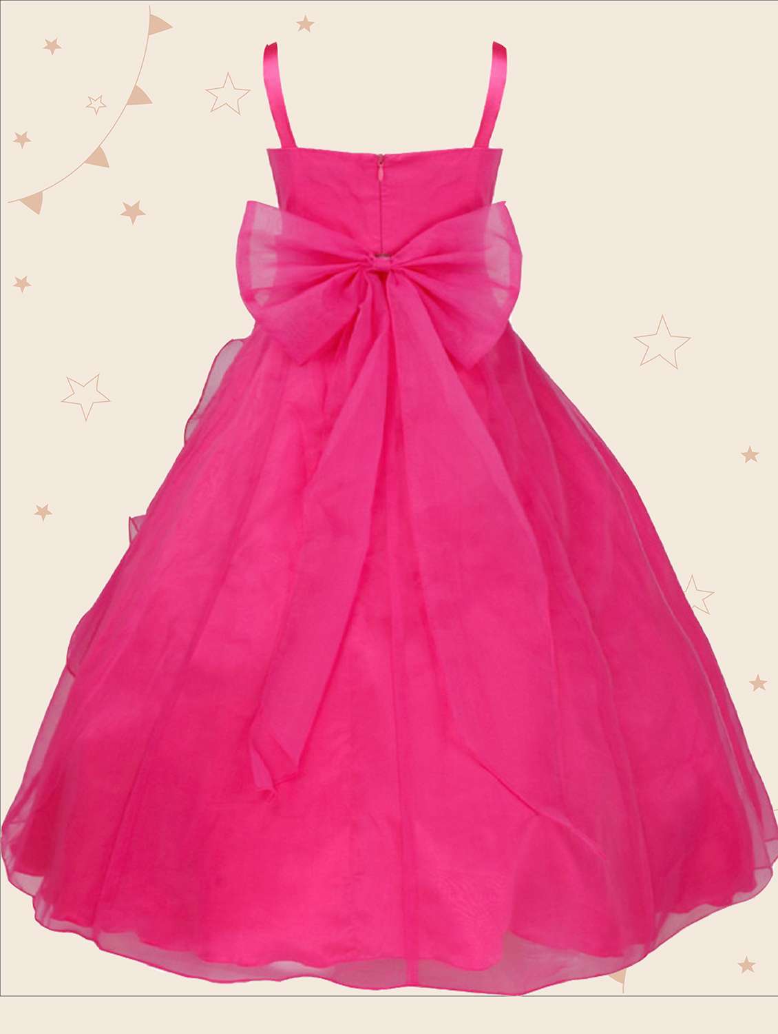 girls square neck sleeveless frock - 19743706 -  Standard Image - 1