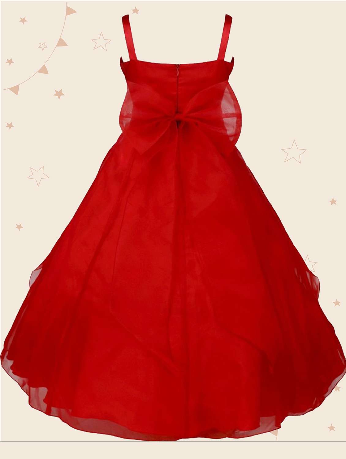 girls square neck sleeveless frock - 19743709 - Standard Image - 1