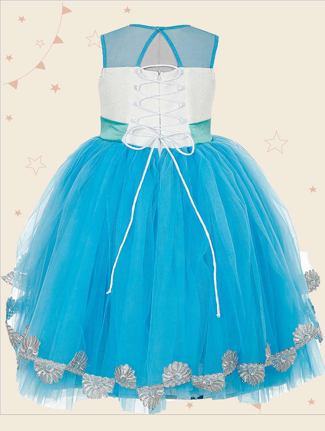 girls round neck sleeveless frock - 19743713 -  Standard Image - 1