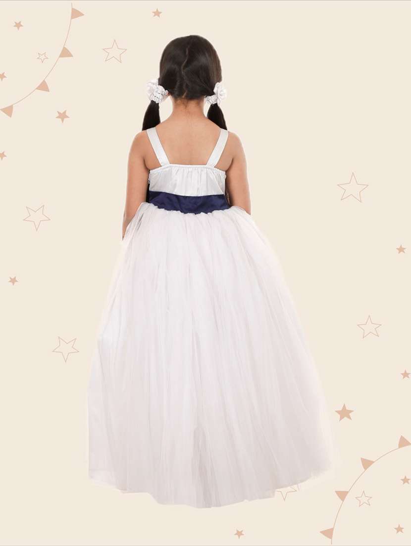 girls square neck sleeveless frock - 19743720 -  Standard Image - 1