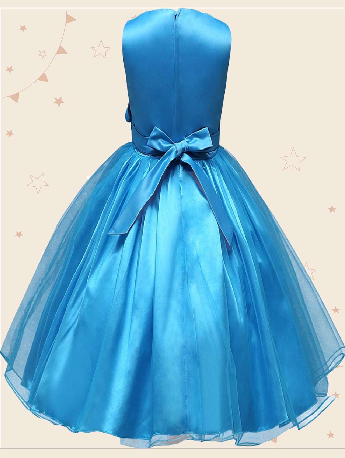 girls round neck sleeveless frock - 19743761 -  Standard Image - 1